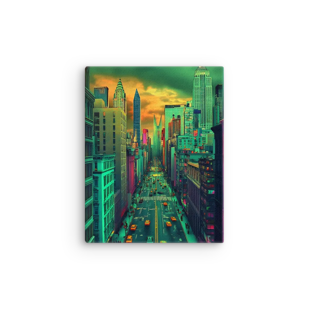 Urban Surrealism: Neon Dreams | Thin Canvas | 11″×14″