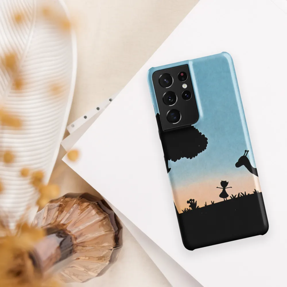 Curiosity in the Silhouette | Phone Case |  S21 Ultra | Snap Case | Matte