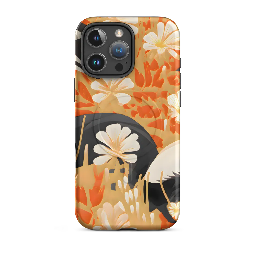 Whimsical Badgers in Bloom