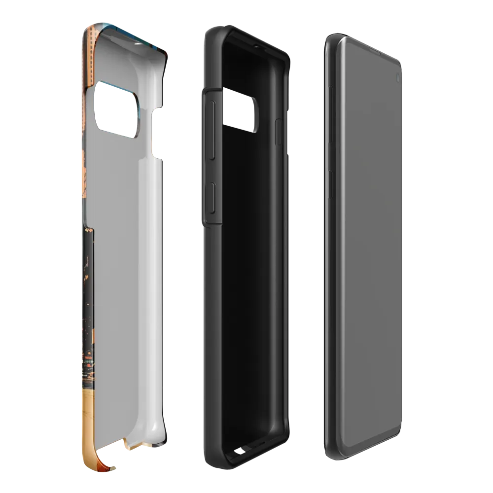 Urban Symphony: A Journey Through Skyscrapers | Phone Case |  S10 Plus | Tough Case | Glossy