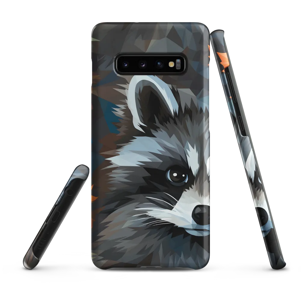 Whispers of Autumn: The Raccoon's Gaze