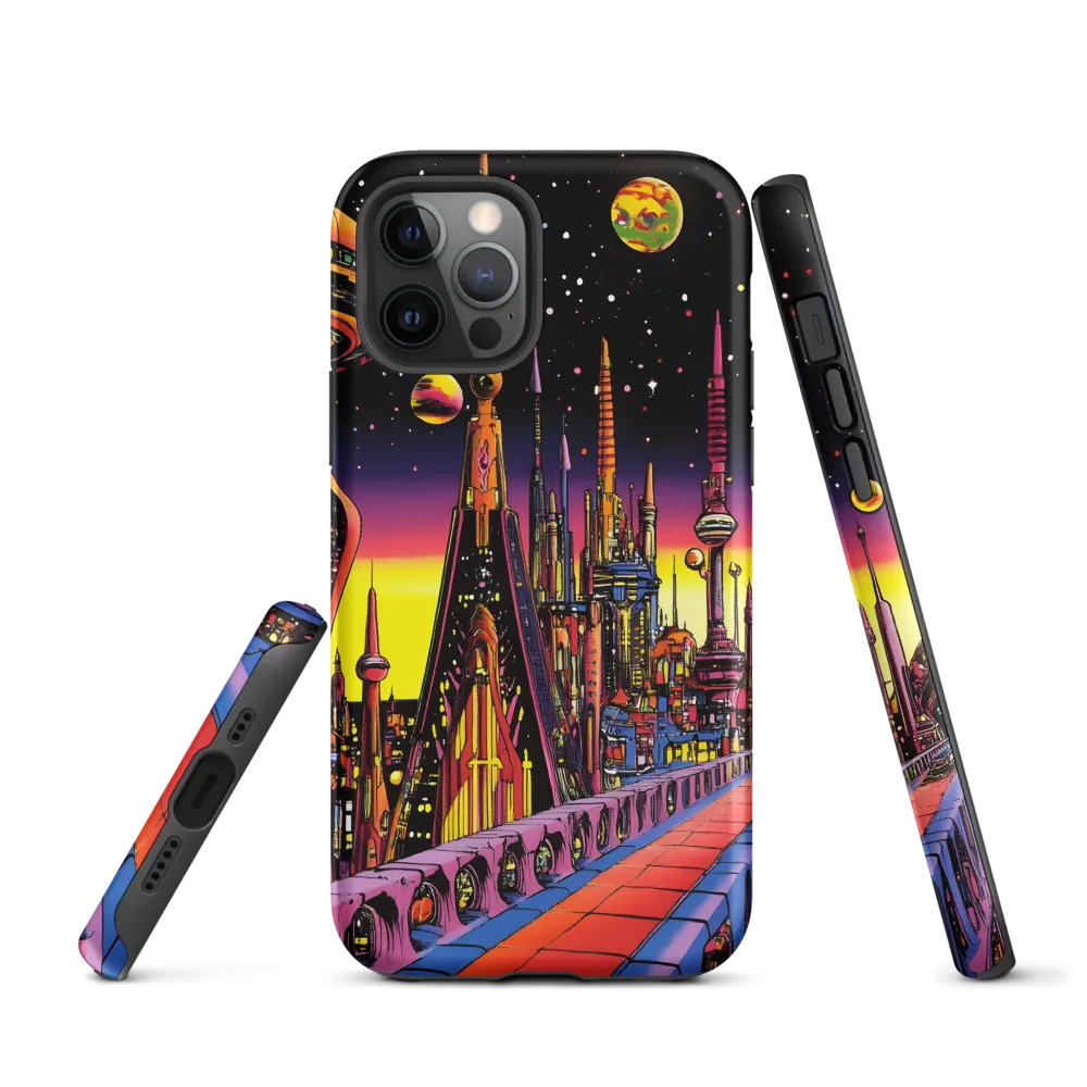 Futuristic Cosmos: A Journey Through Neon Cities