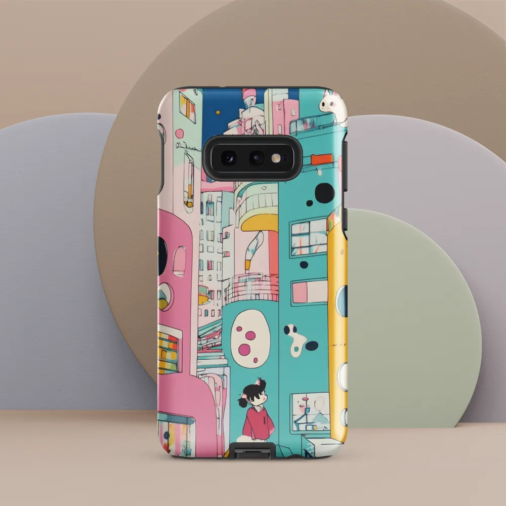 Whimsical Cityscape Dreams | Phone Case |  S10e | Tough Case | Glossy