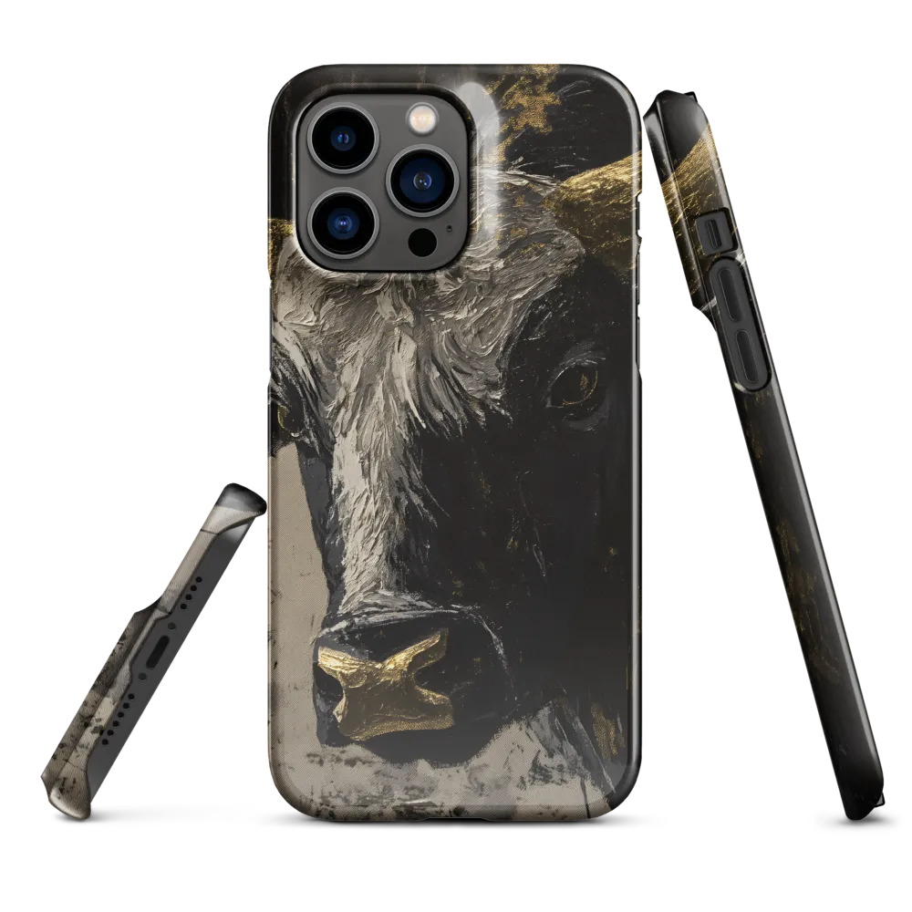 Majestic Bull: The Power in Black and Gold