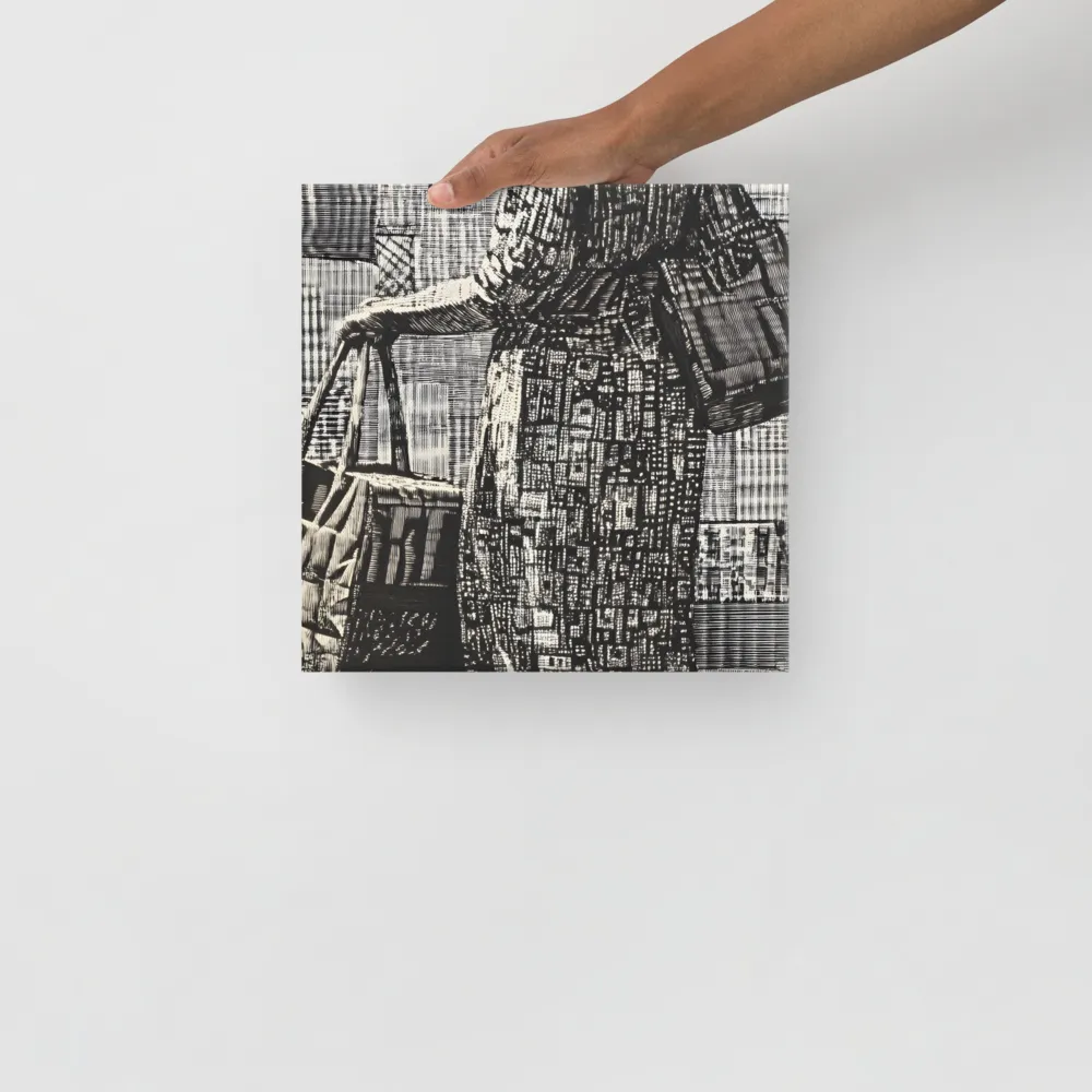 Urban Reflections: A Shopping Narrative | Canvas | 12″×12″