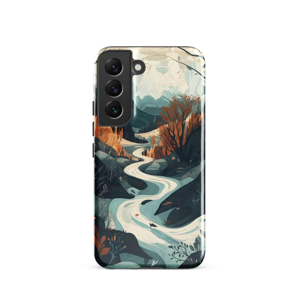 Winding Serenity: A Digital Landscape