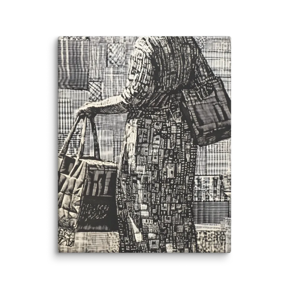 Urban Reflections: A Shopping Narrative | Canvas | 16″×20″