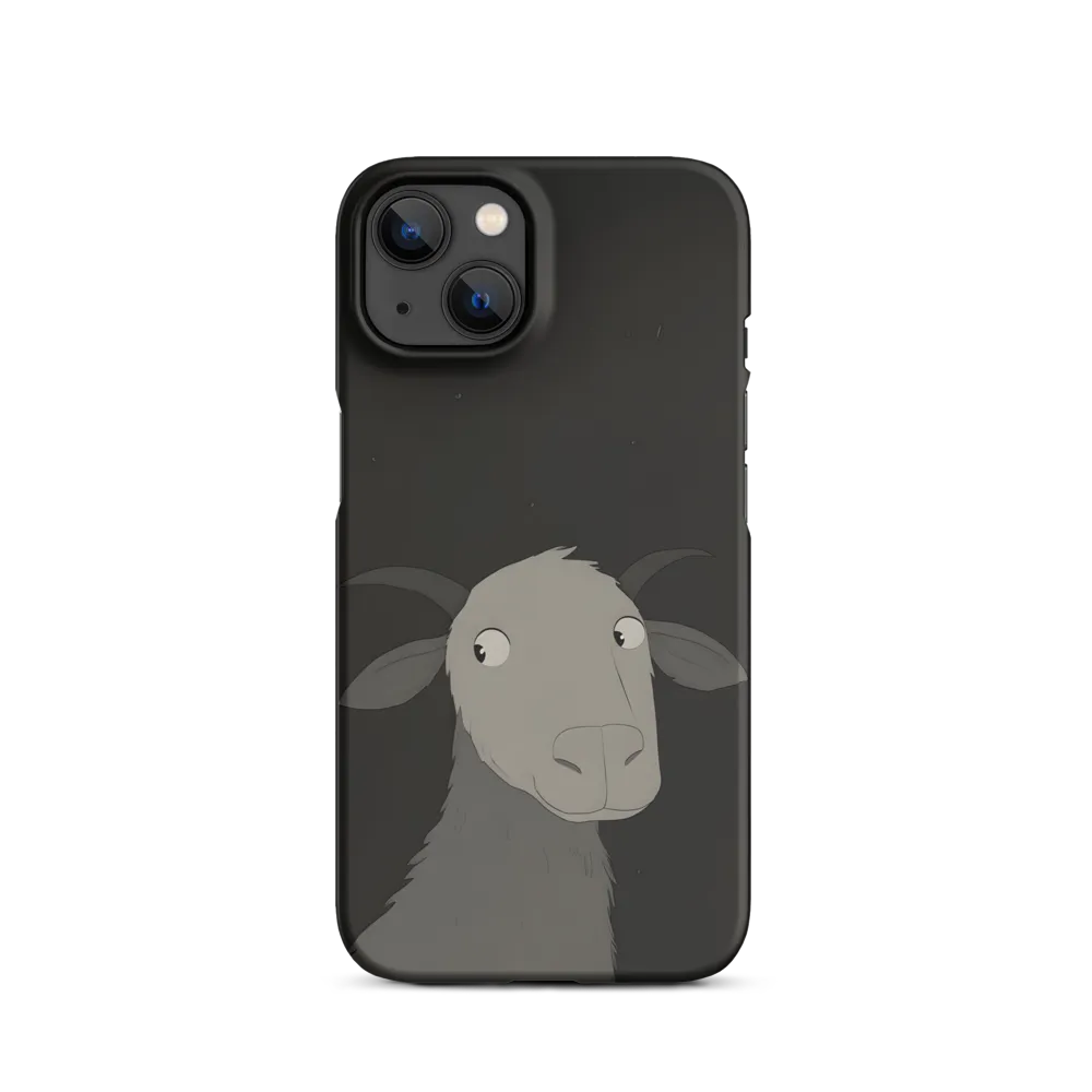 Whimsical Goat in Darkness