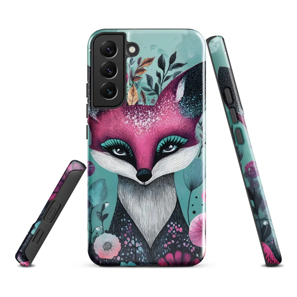 Whimsical Fox Among Blossoms | Phone Case |  S22 Plus | Tough Case | Glossy