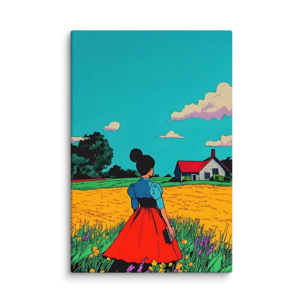 Whispers of a Sunlit Meadow | Canvas | 16″×24″