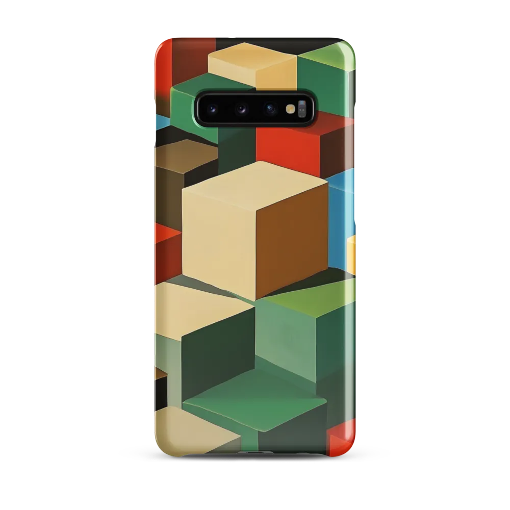 Colorful Geometric Harmony | Phone Case |  S10 Plus | Snap Case | Glossy