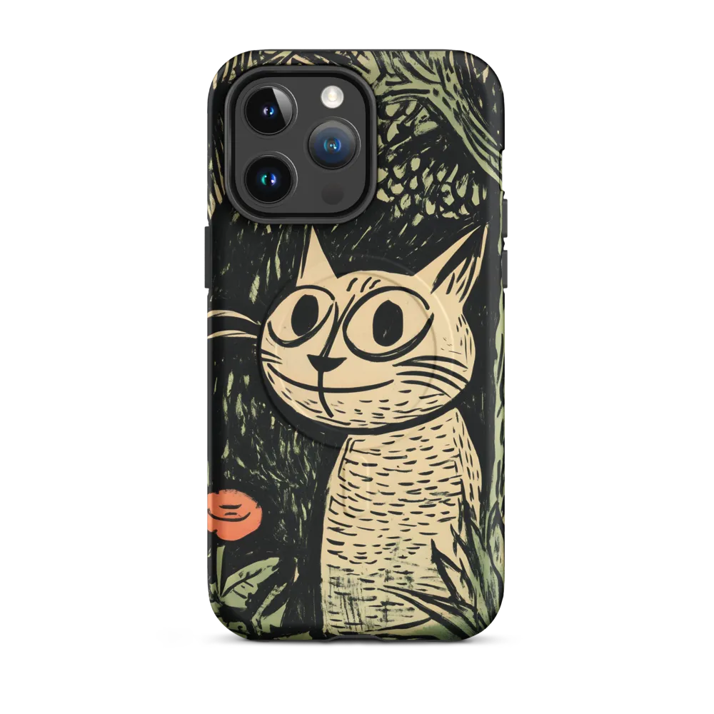 Whimsical Cat in the Forest