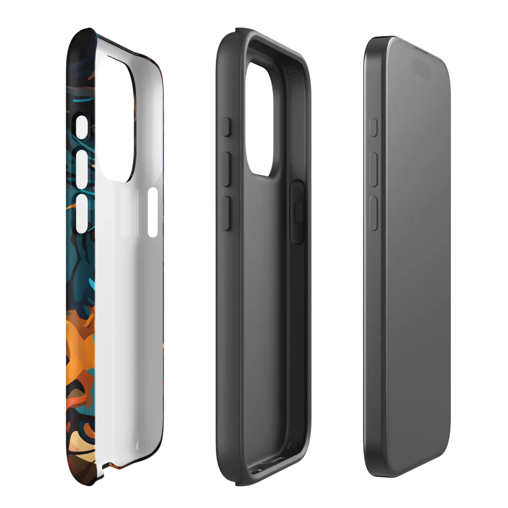 Tropical Enigma: A Wildlife Quartet | Phone Case |  15 Pro | Tough Case | Matte
