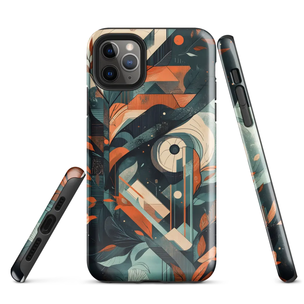 Nature's Geometric Dance | Phone Case |  11 Pro Max | Tough Case | Glossy