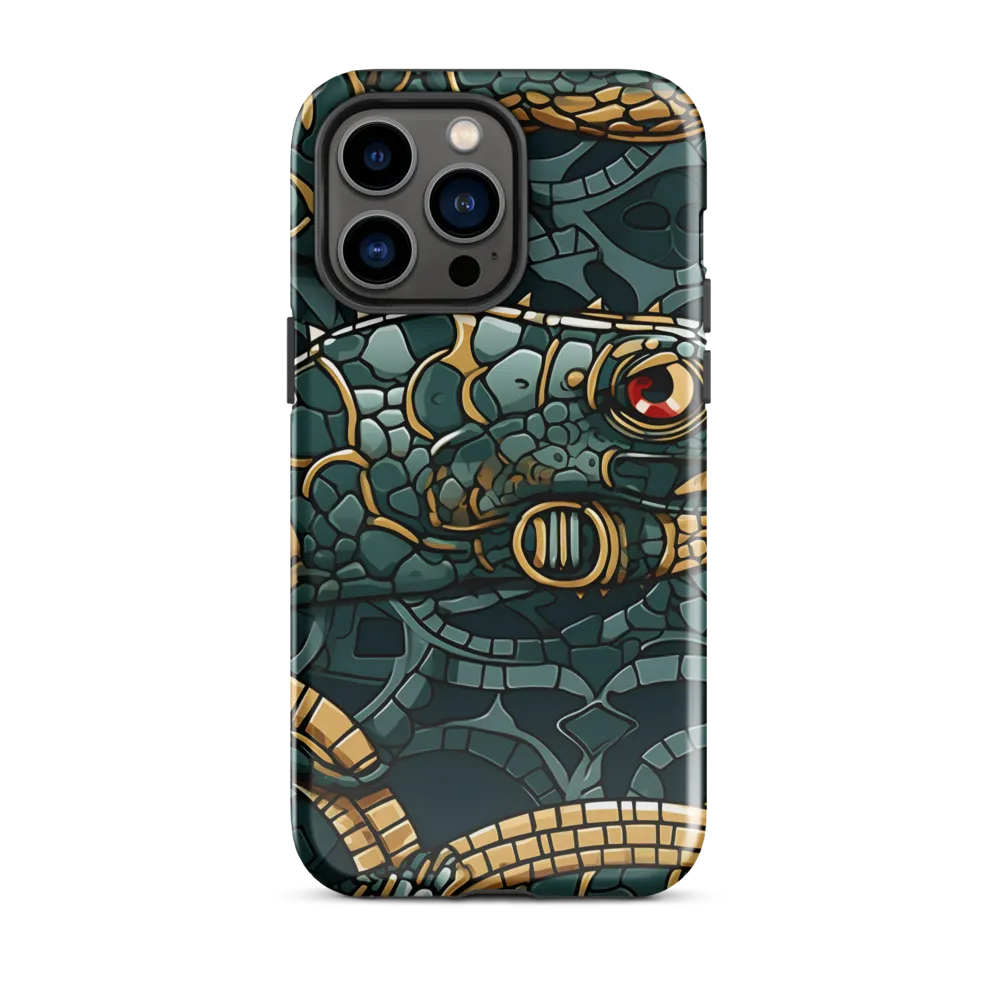 Lizards of Abstraction | Phone Case |  14 Pro Max | Tough Case | Glossy