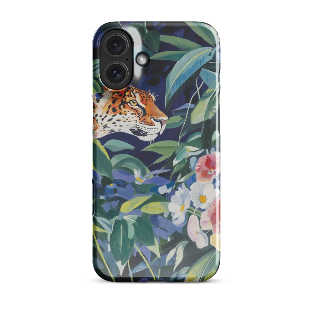 Hidden Majesty: The Jaguar Amongst Tropical Splendor | Phone Case |  16 Plus | Snap Case | Glossy