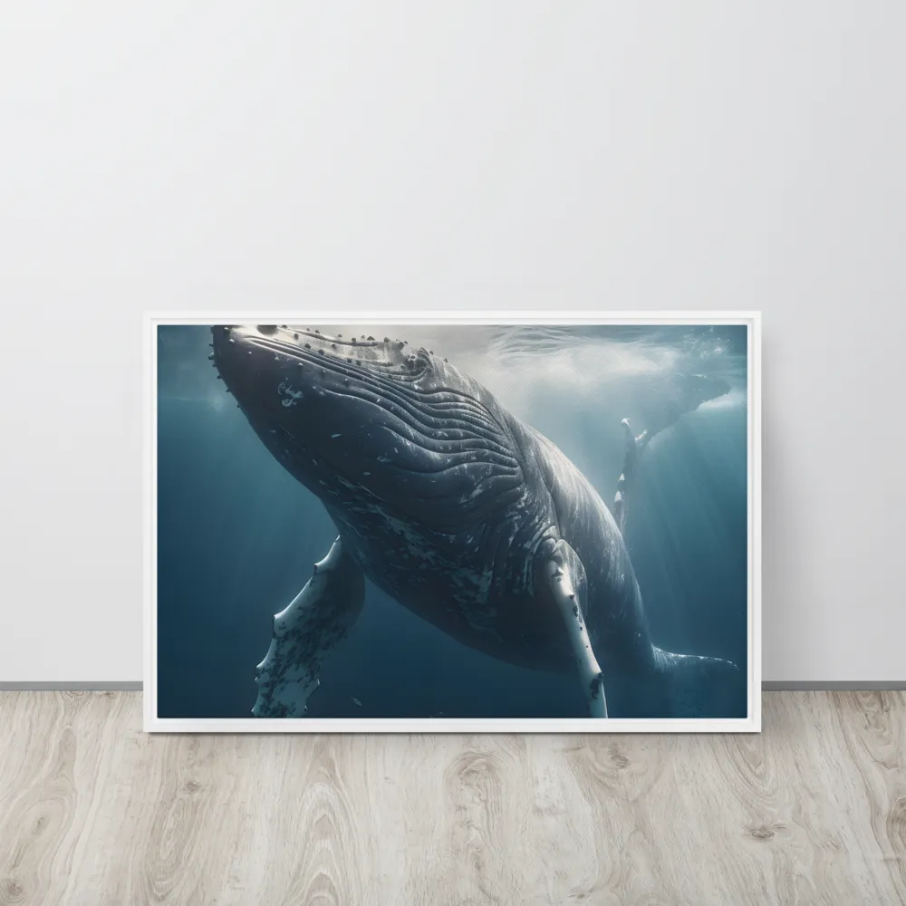 Graced by the Depths | Canvas with White Frame | 20″×30″