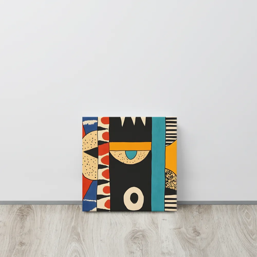 Playful Geometry: A Modern Abstract Exploration | Art Print