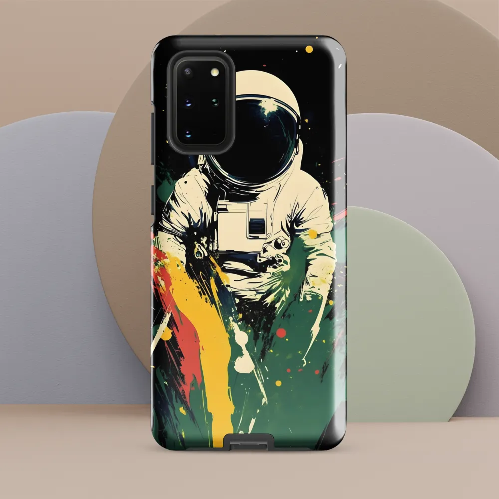 Cosmic Splash: The Astronaut's Journey