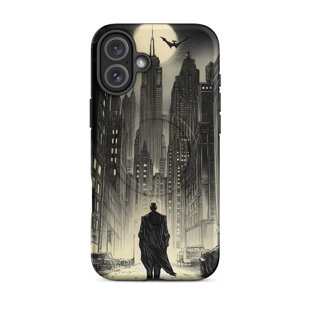 Shadows of the Gotham Night | Phone Case |  16 Plus | MagSafe® Tough Case | Matte