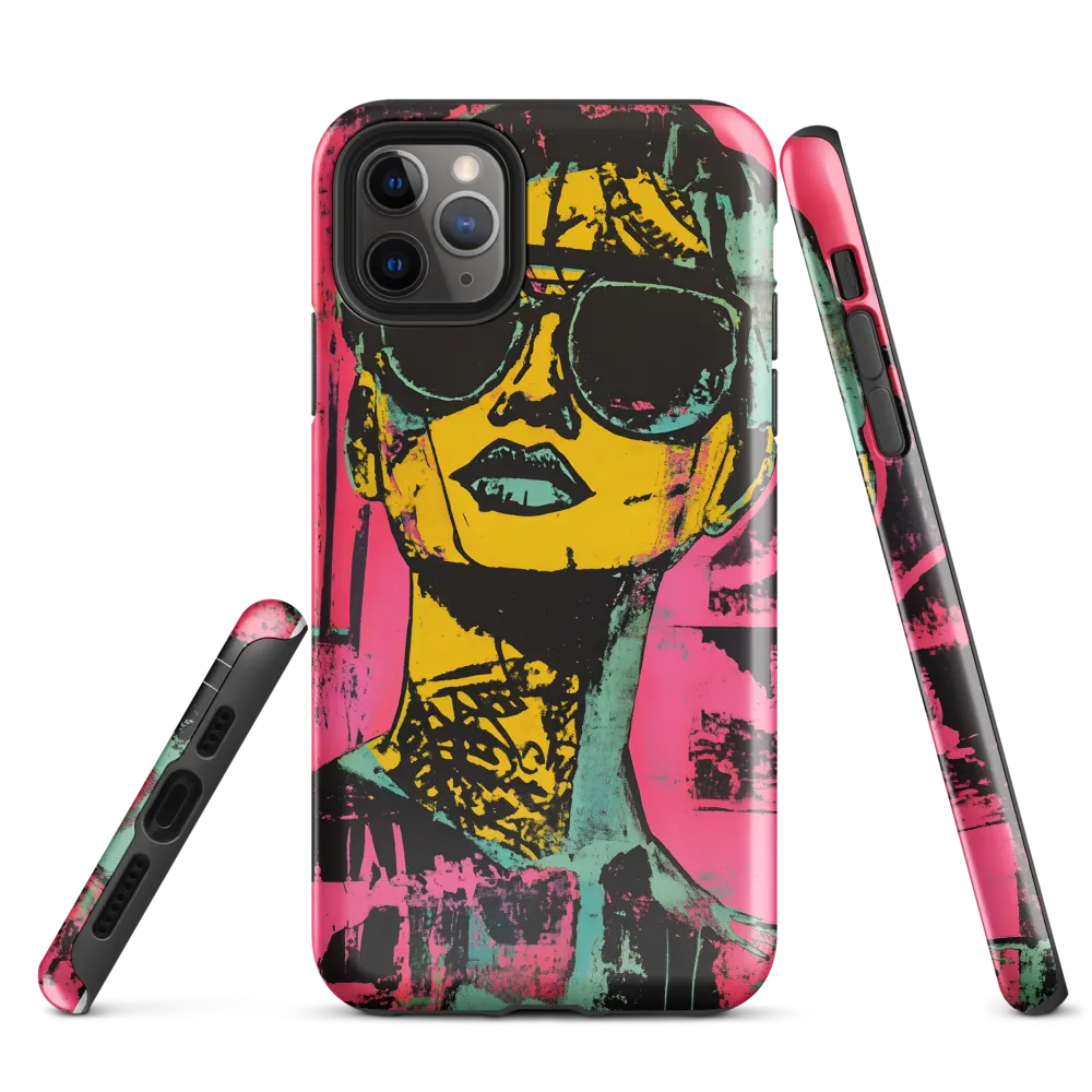 Confident Portrait in Neon Colors | Phone Case |  11 Pro Max | Tough Case | Glossy