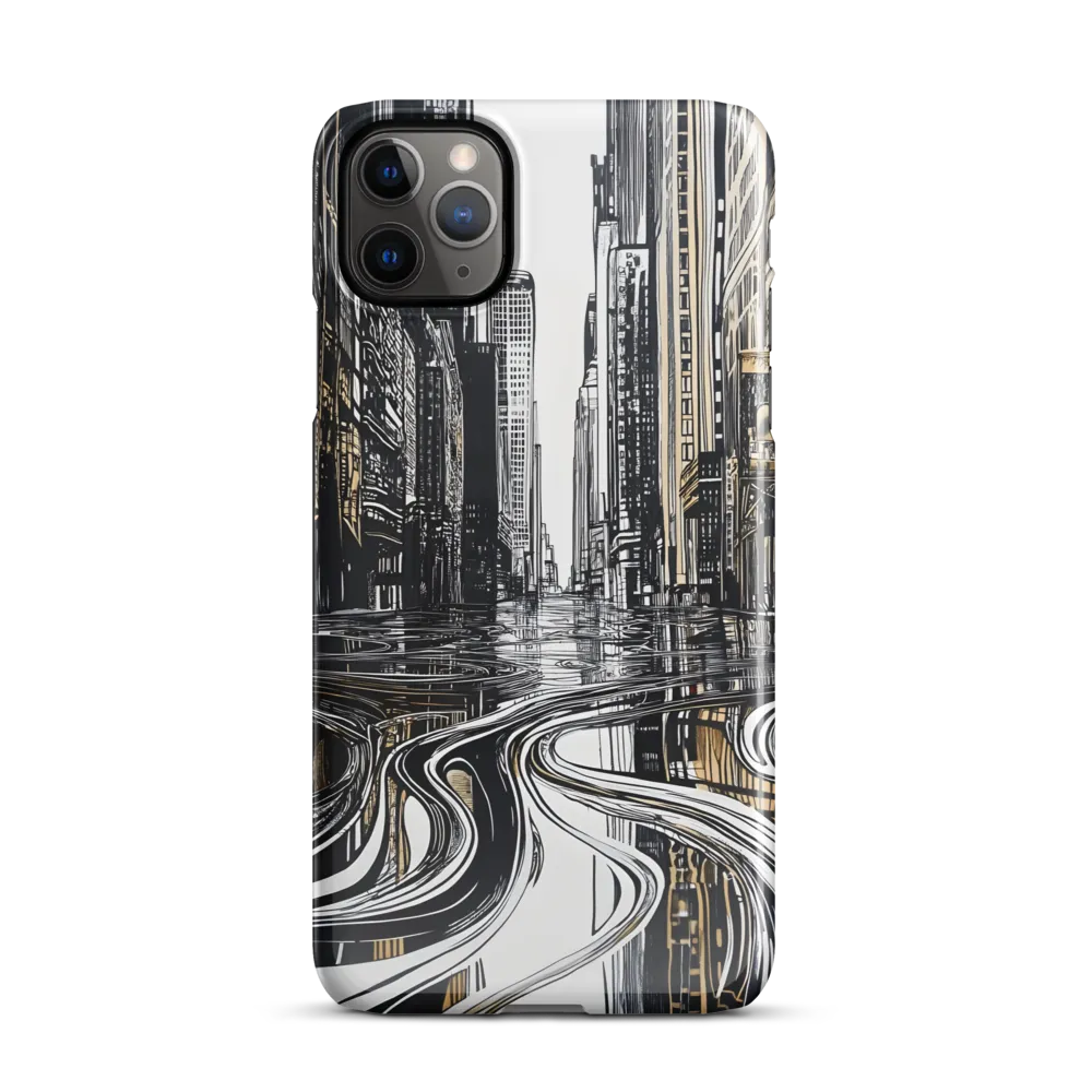 Urban Serenity: Reflections of Isolation | Phone Case |  11 Pro Max | Snap Case | Glossy