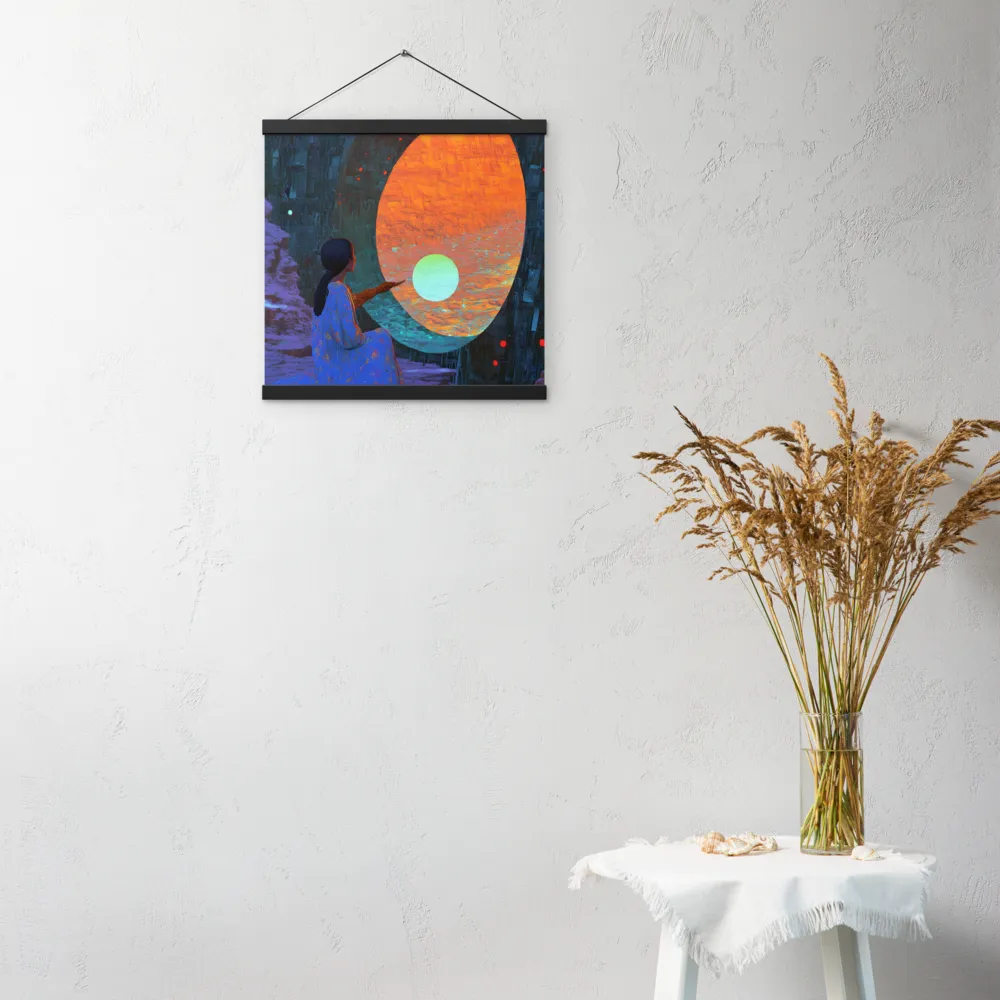 The Portal of Dreams | Poster With Black Wood Hanger | 16″×16″