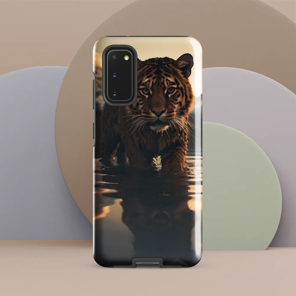 Majestic Reflection: The Tiger's Domain