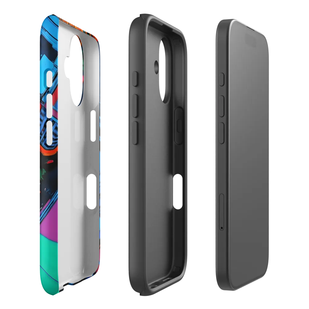 Neon Urban Dreamscape | Phone Case |  16 | Tough Case | Matte