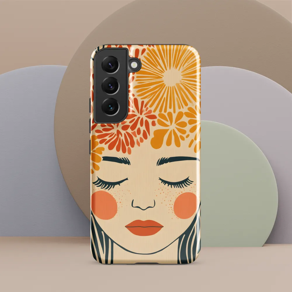 Serenity in Bloom | Phone Case |  S22 | Tough Case | Glossy