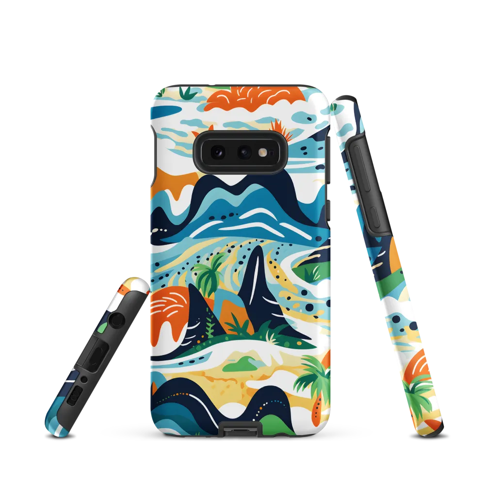 Abstract Tropical Landscape