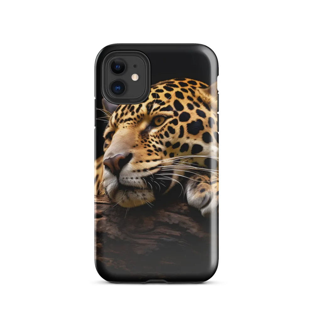 Tranquil Majesty: The Resting Leopard