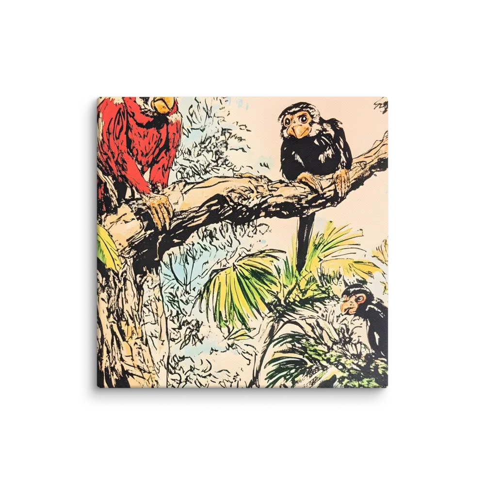 Jungle Harmony | Canvas | 10″×10″