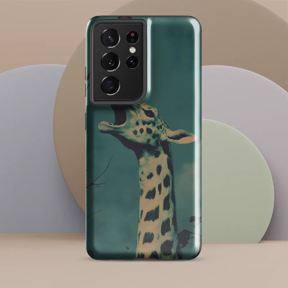 Whispers of the Tall: A Surreal Giraffe Encounter
