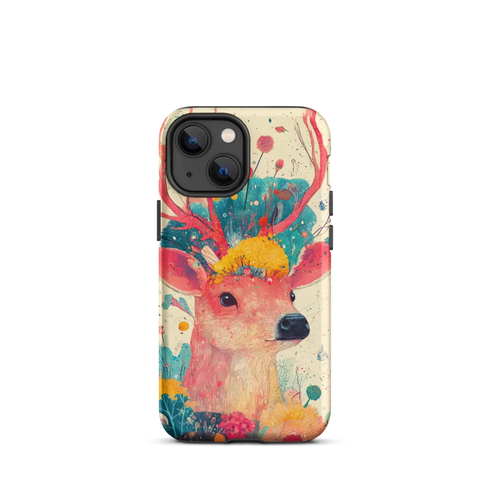 Whimsical Harmony: A Deer in Bloom