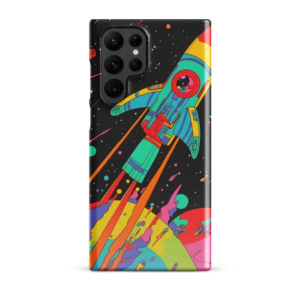 Cosmic Voyage: The Neon Lift-Off
