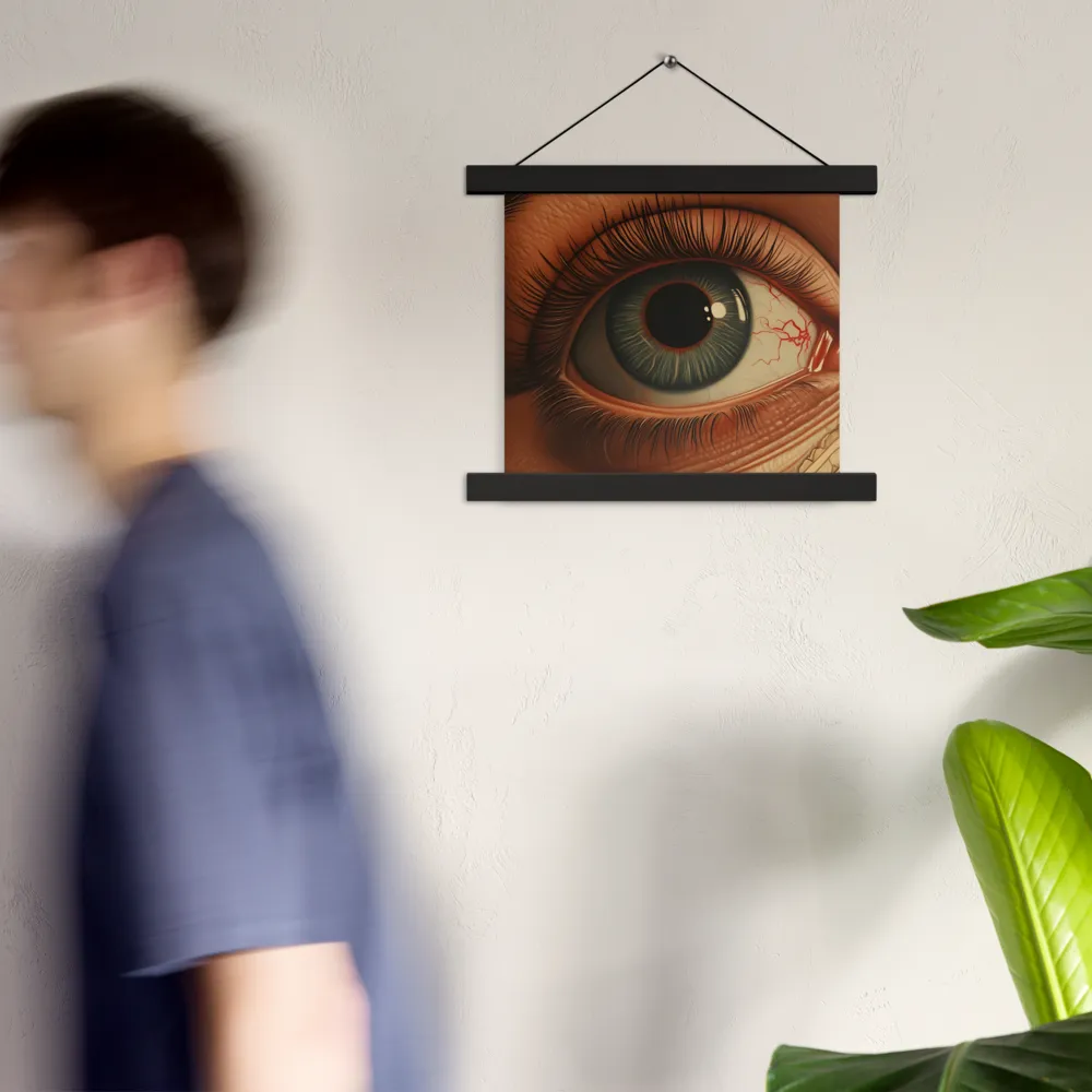 The Gaze of Anatomy | Poster With Black Wood Hanger | 10″×10″