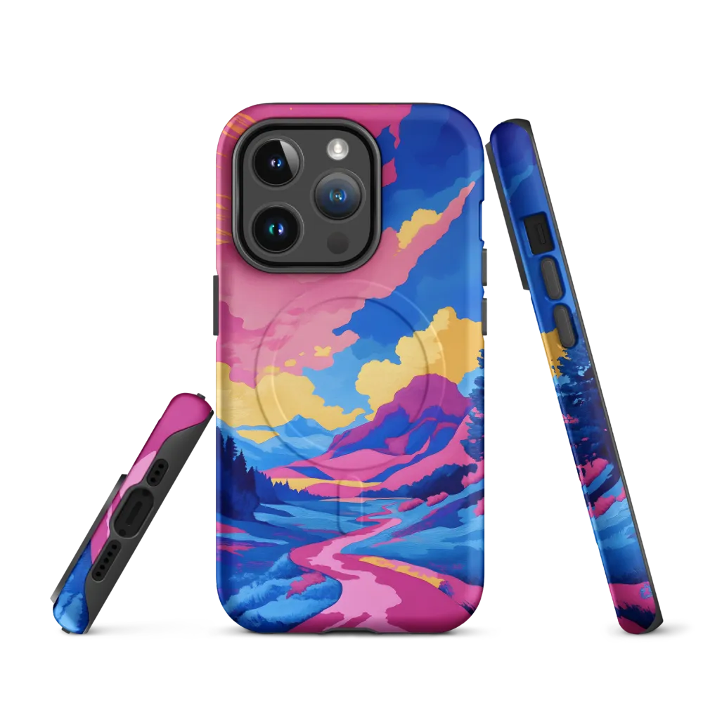 Dreamscape: The Serene River | Phone Case |  14 Pro | MagSafe® Tough Case | Matte