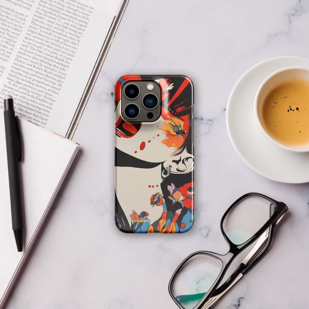Vibrant Expression | Phone Case |  14 Pro | Snap Case | Glossy
