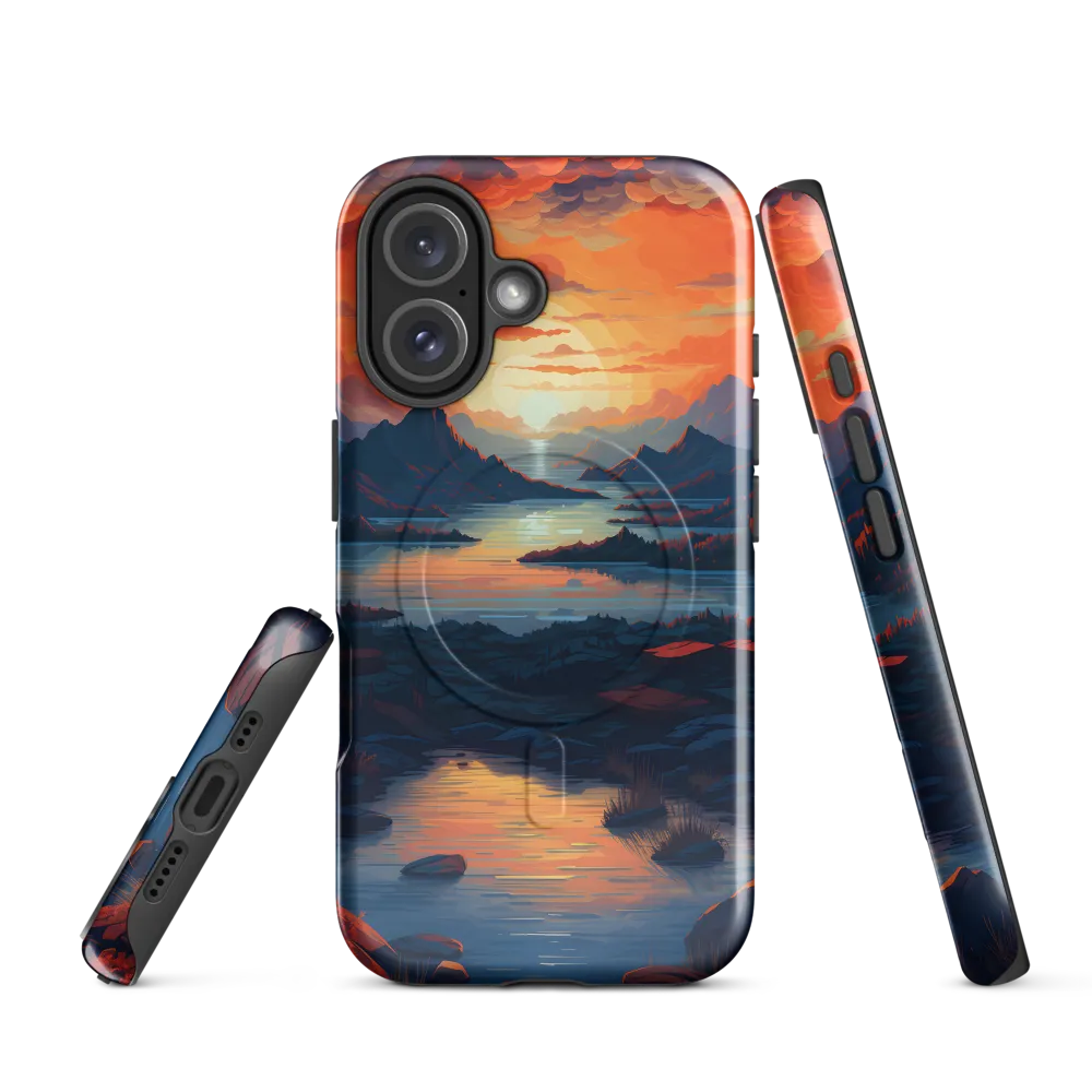 Ethereal Evening: A Digital Dusk