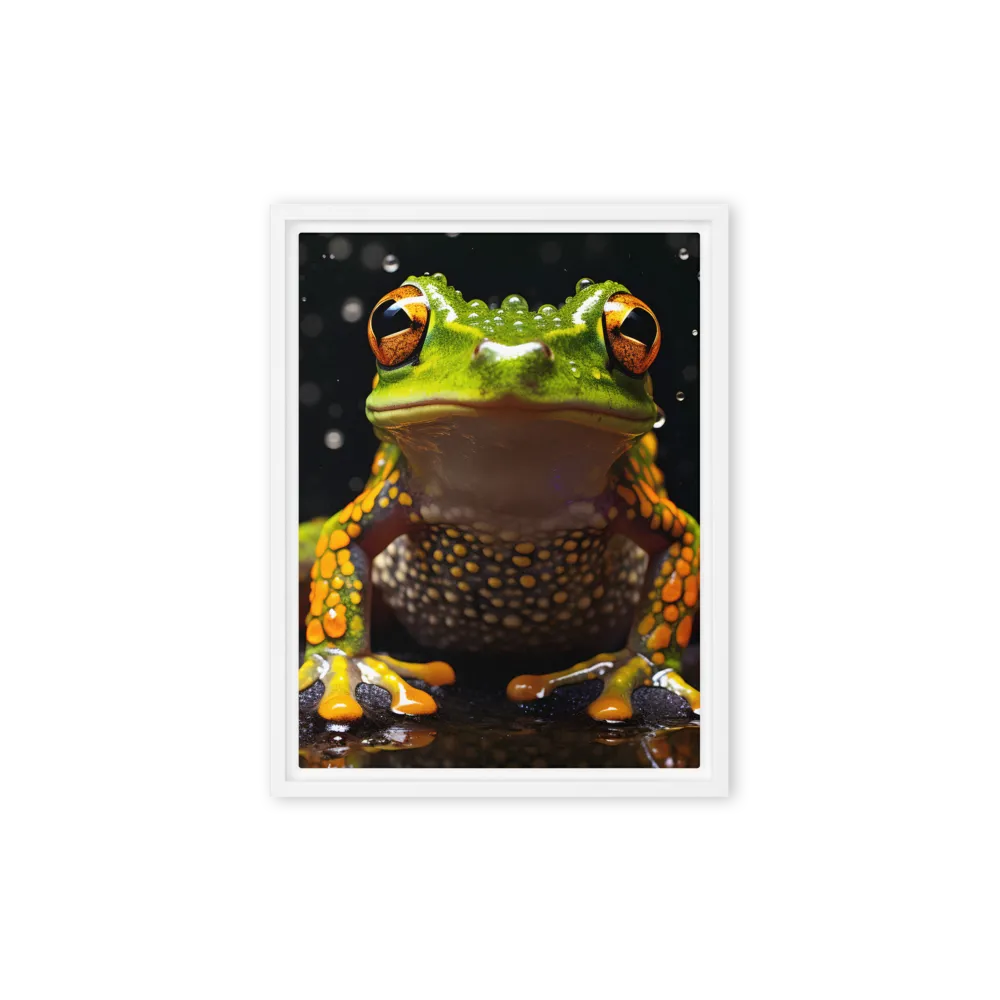 Emerald Elegance: The Frog in Focus