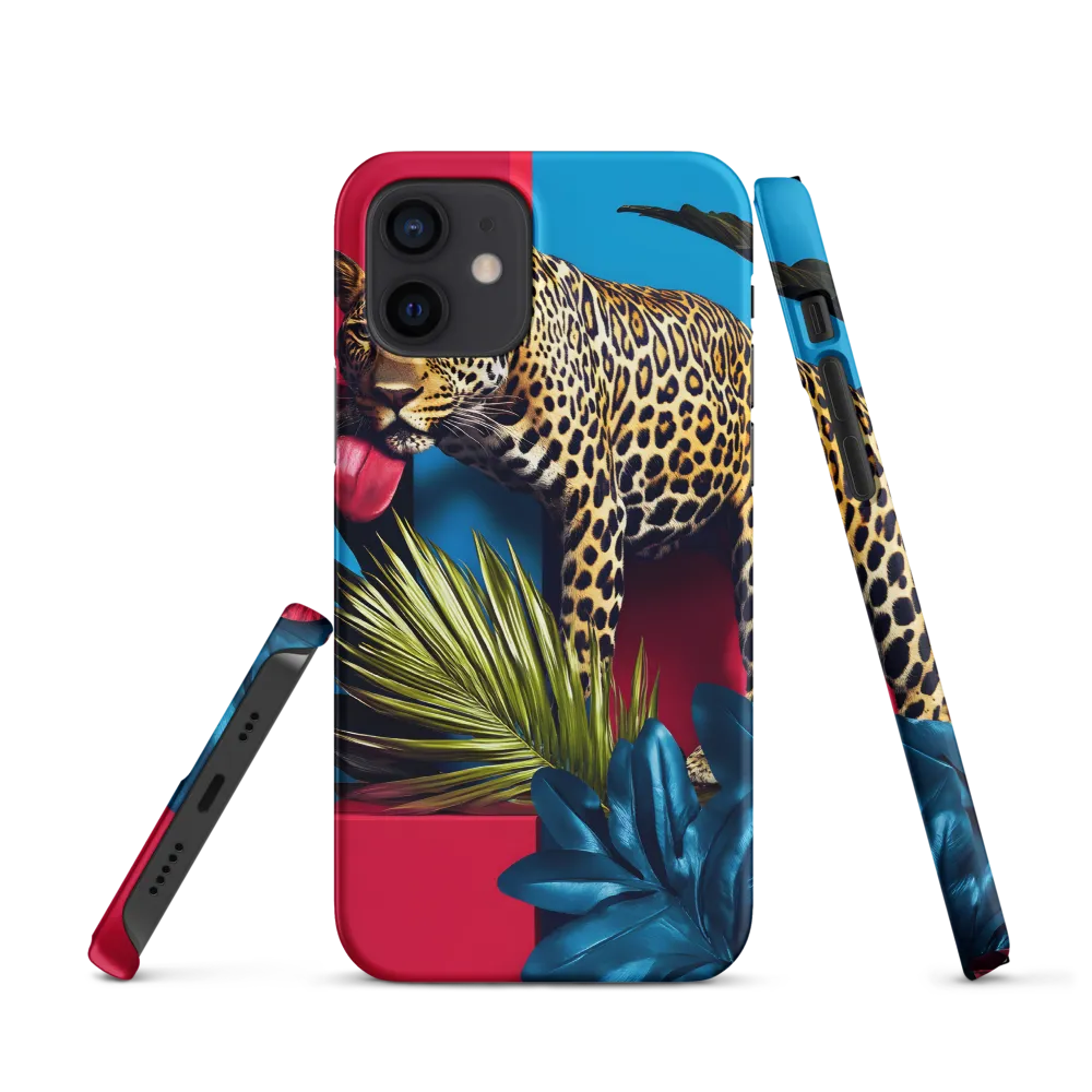 Playful Leopard in Vibrant Paradise