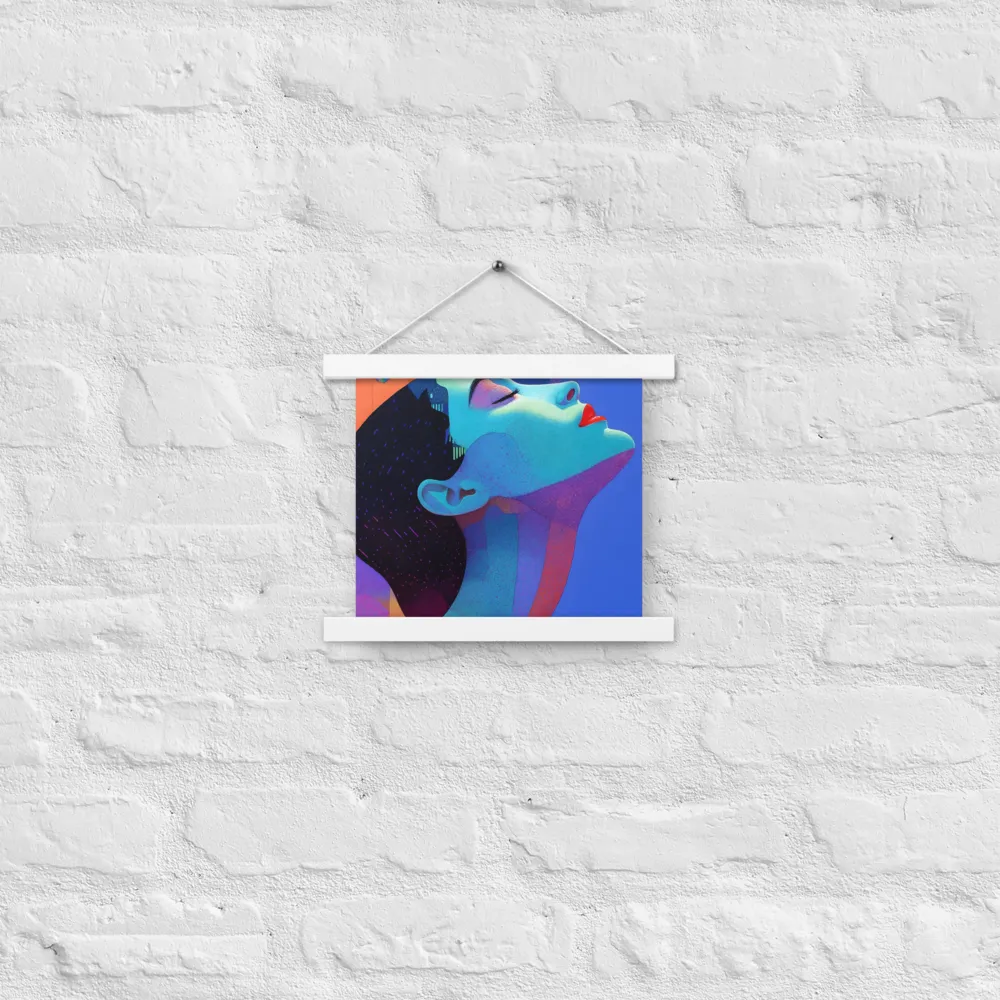 Ethereal Reverie | Poster With White Wood Hanger | 10″×10″