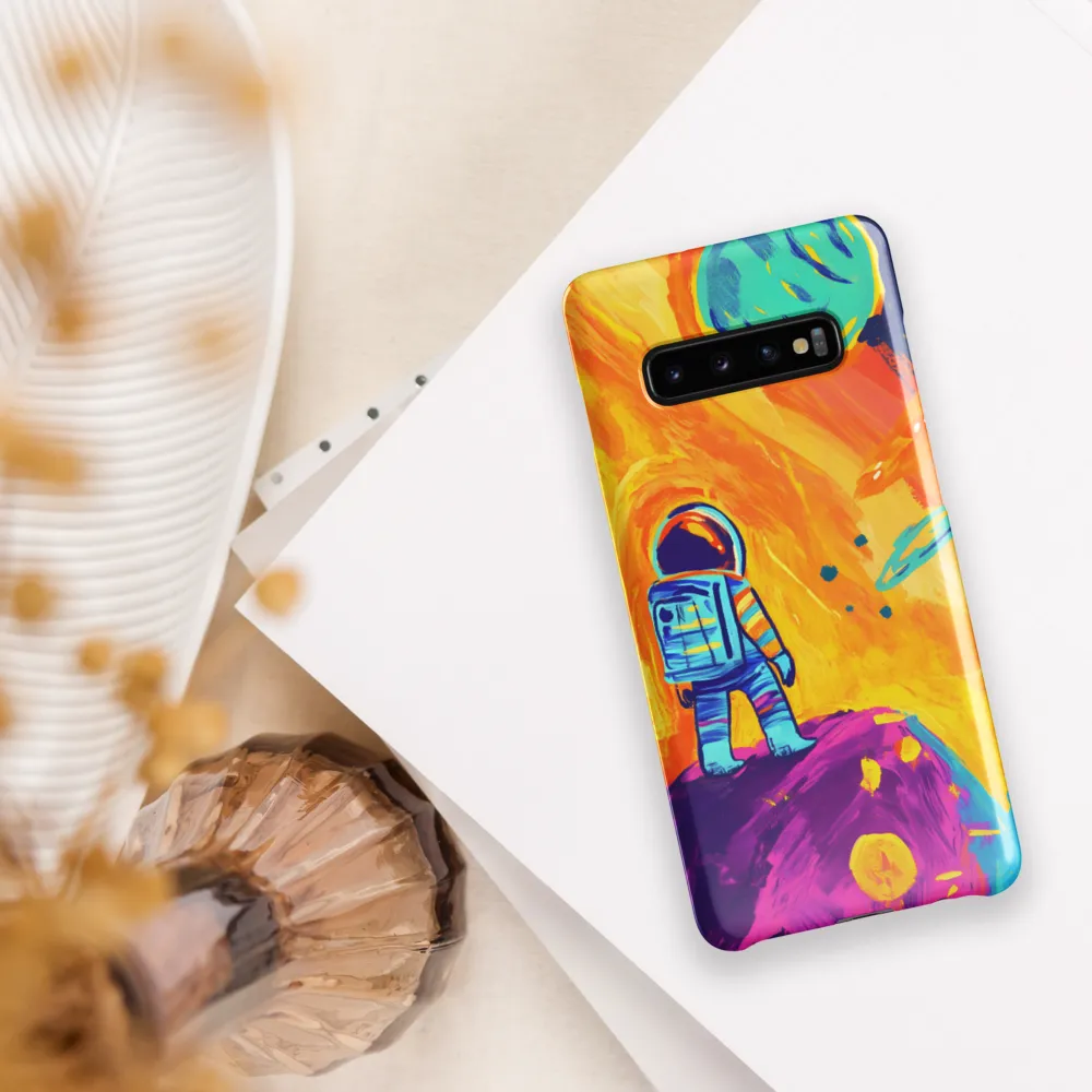 Celestial Dreams: The Astronaut's Journey | Phone Case |  S10 Plus | Snap Case | Glossy