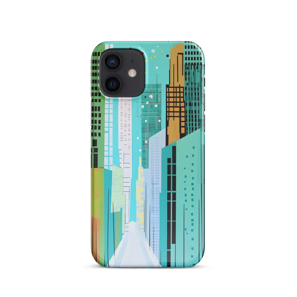Urban Symphony in Turquoise | Phone Case |  12 | Snap Case | Glossy
