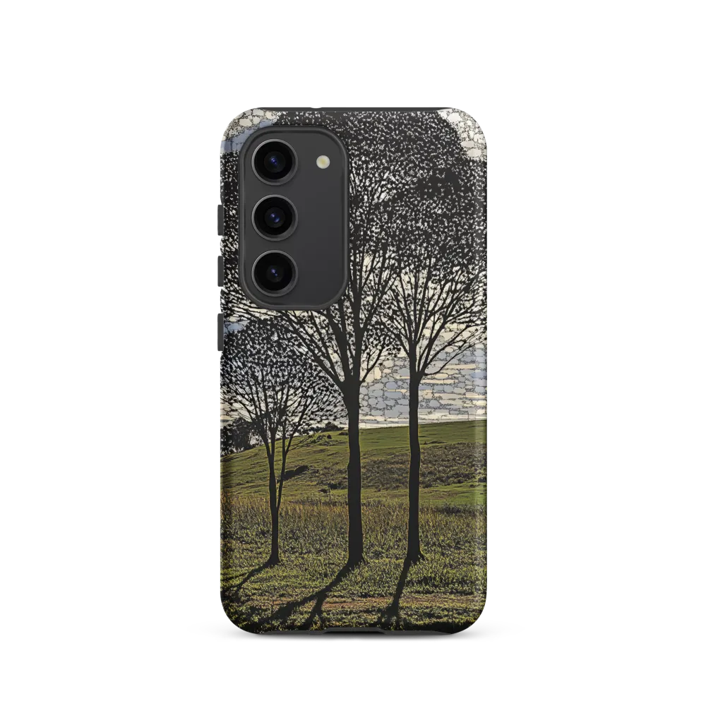 Tranquil Shadows: A Silhouette of Nature