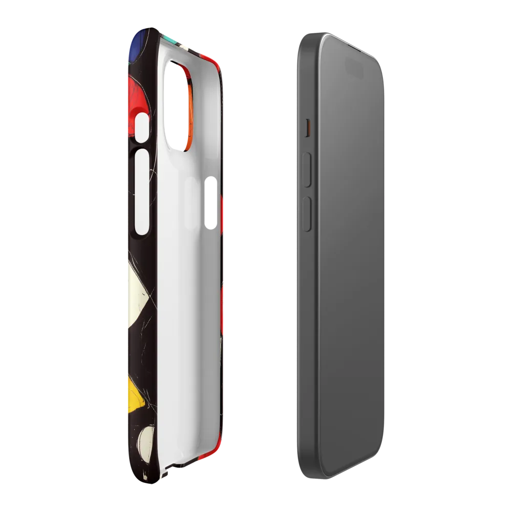 Vibrant Geometric Symphony | Phone Case |  15 | Snap Case | Matte