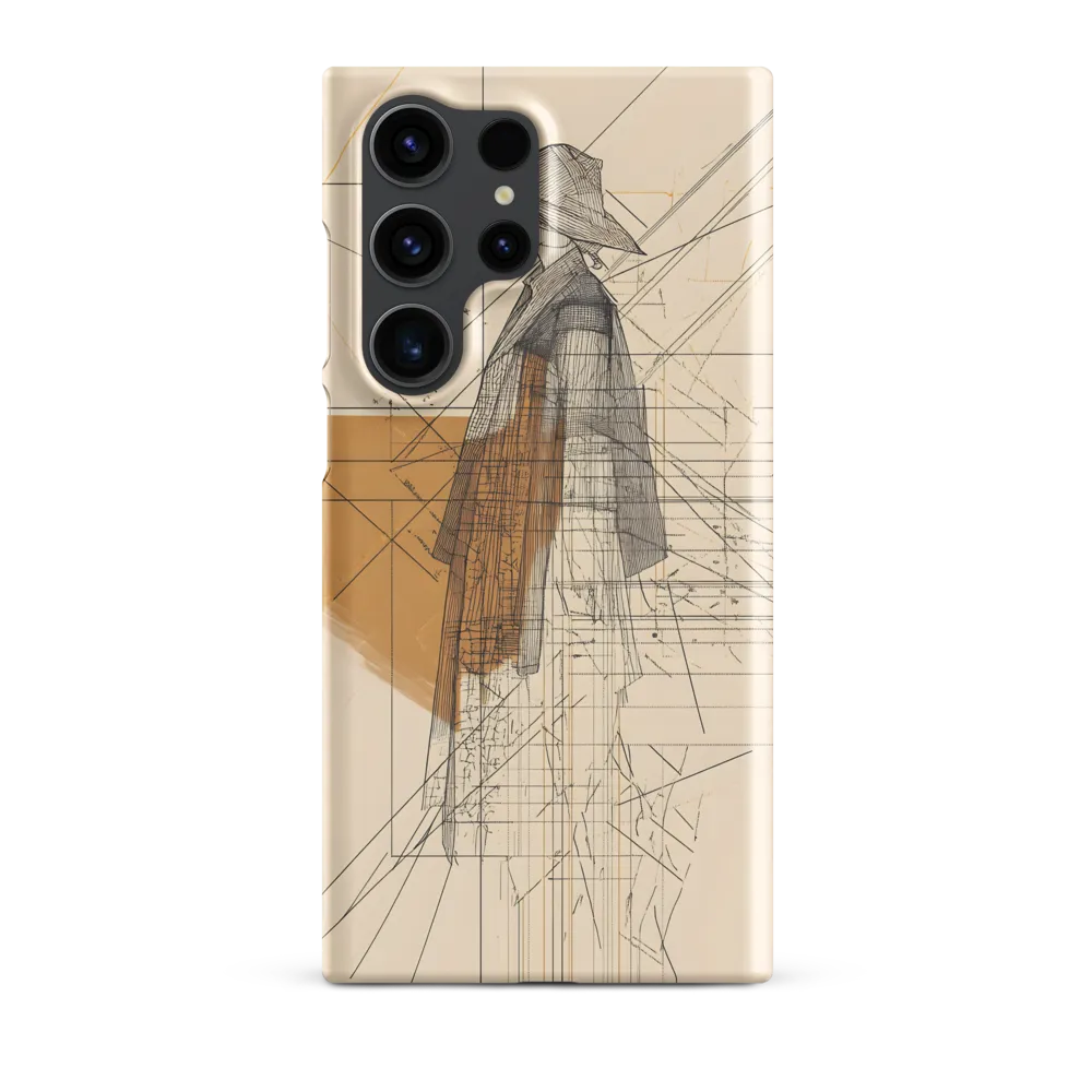Abstract Profile: A Minimalist Exploration | Phone Case |  S23 Ultra | Snap Case | Matte