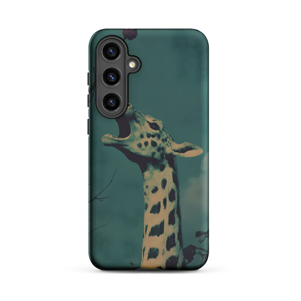 Whispers of the Tall: A Surreal Giraffe Encounter
