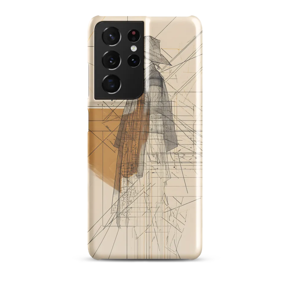 Abstract Profile: A Minimalist Exploration | Phone Case |  S21 Ultra | Snap Case | Glossy